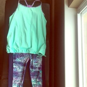 Fabletics Crop Leggings & Tank
